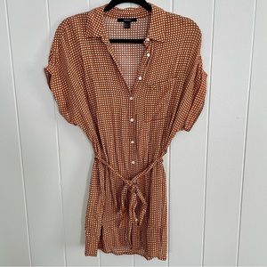 Forever 21 checkered print dress